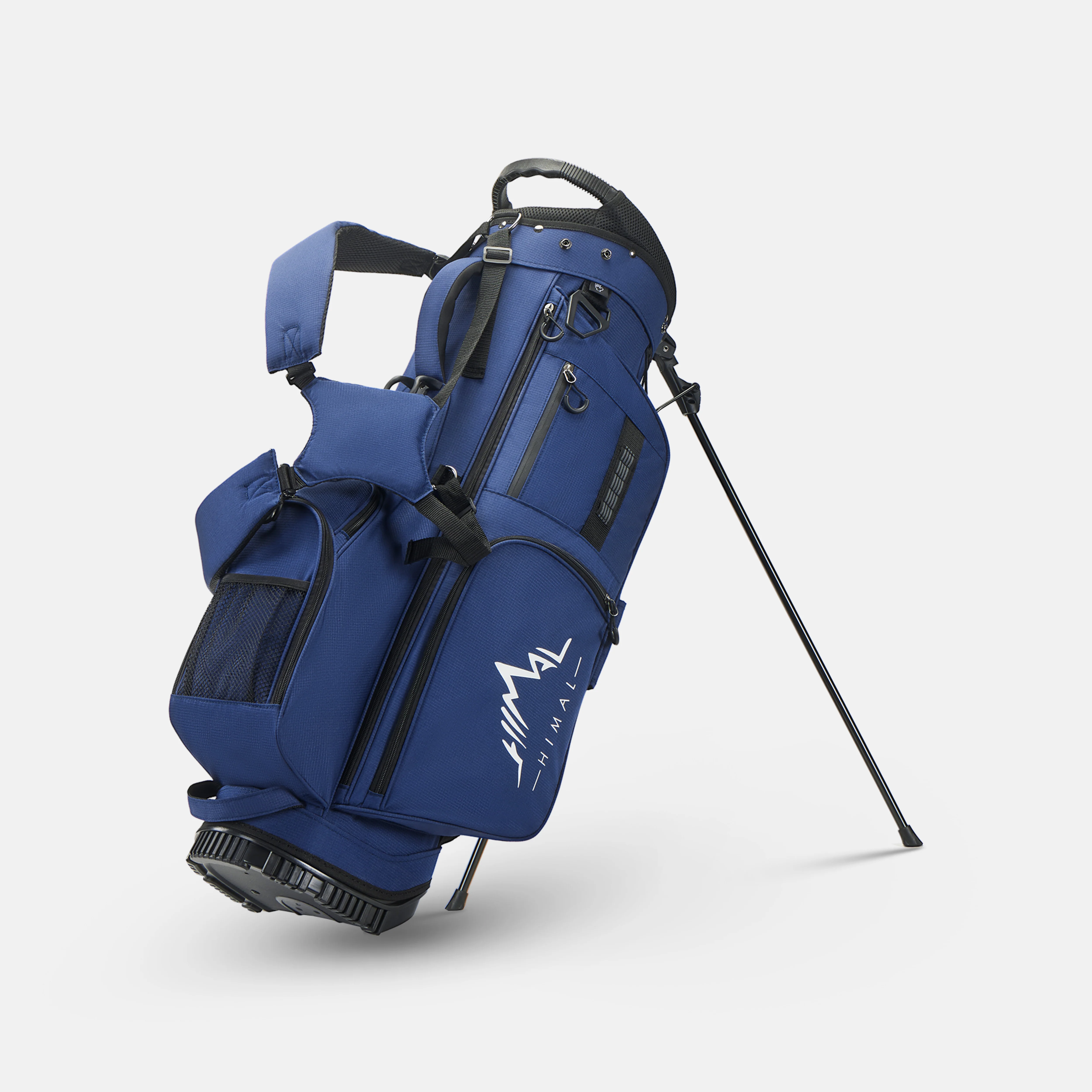 Golf Stand Bag with 7 Way Top Dividers-Blue