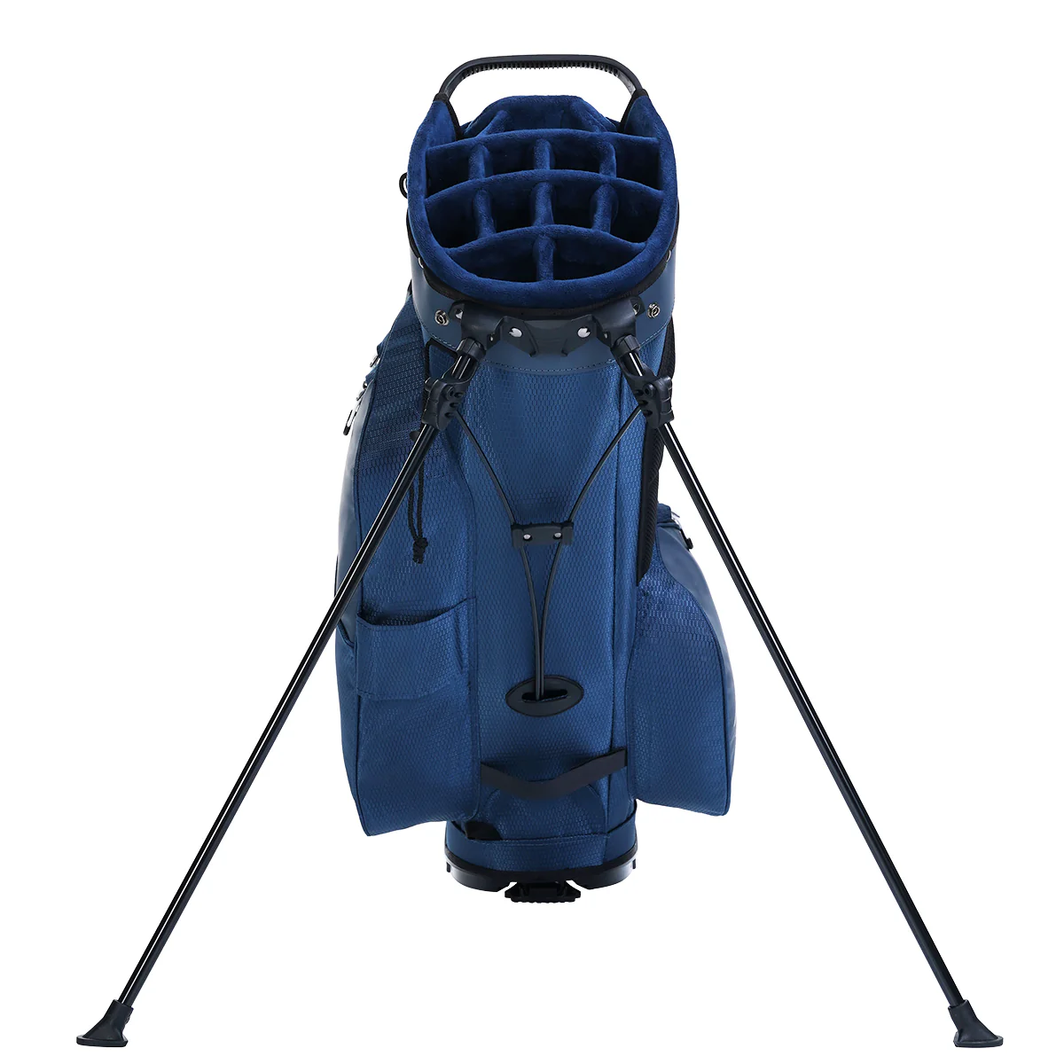 Golf Stand Bag 14 Way Top Dividers-Navy blue