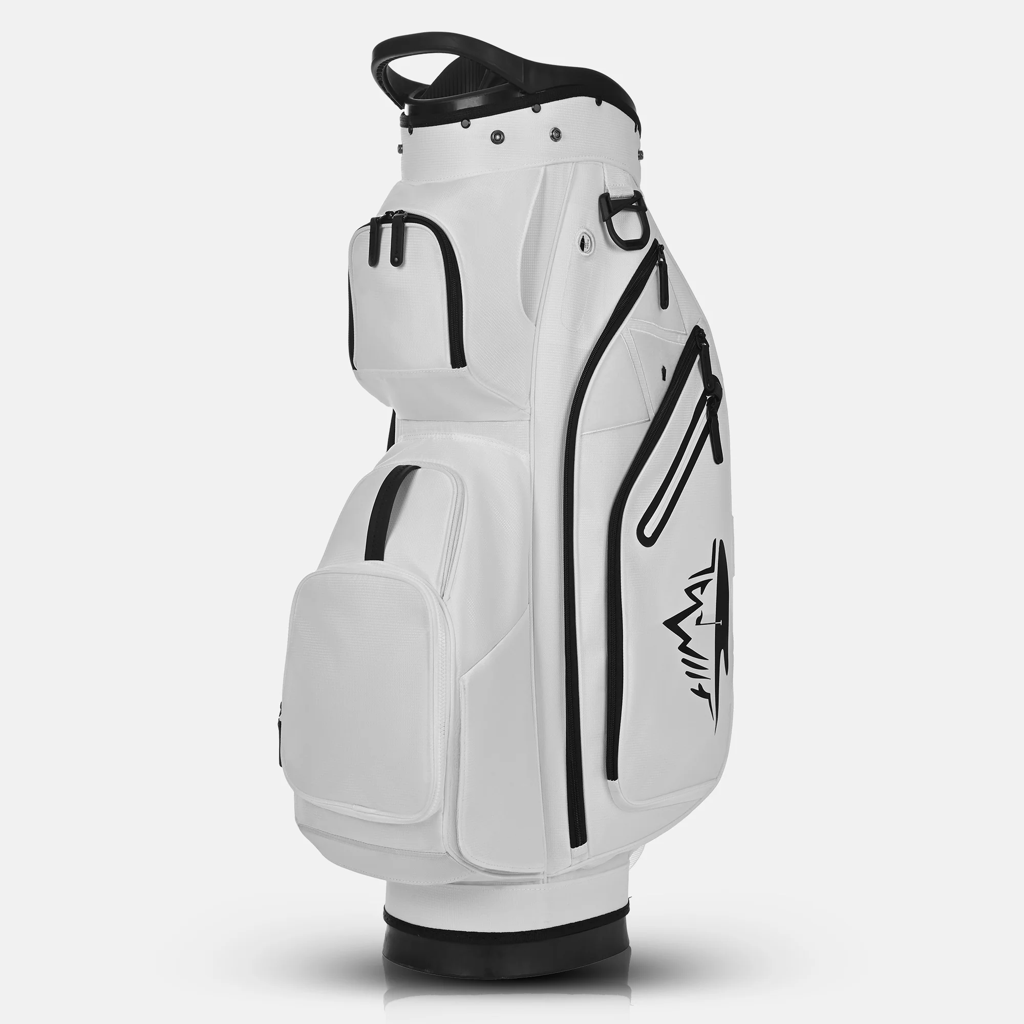 Silent 002 Quiet & Anti-Collision 15 Way Organizer Dividers Golf Cart Bag-White