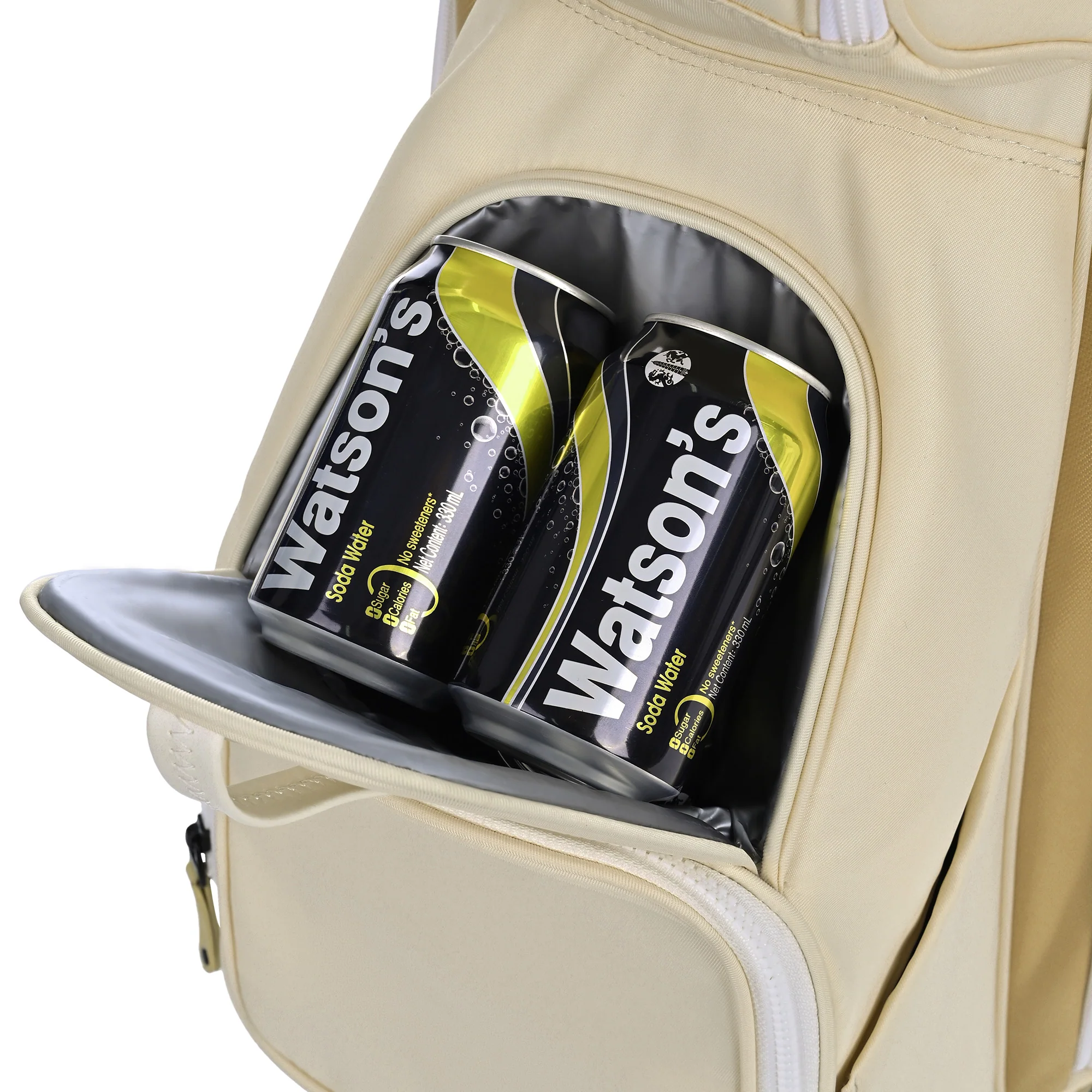 Silent 002 Quiet & Anti-Collision 15 Way Organizer Dividers Golf Cart Bag-Beige