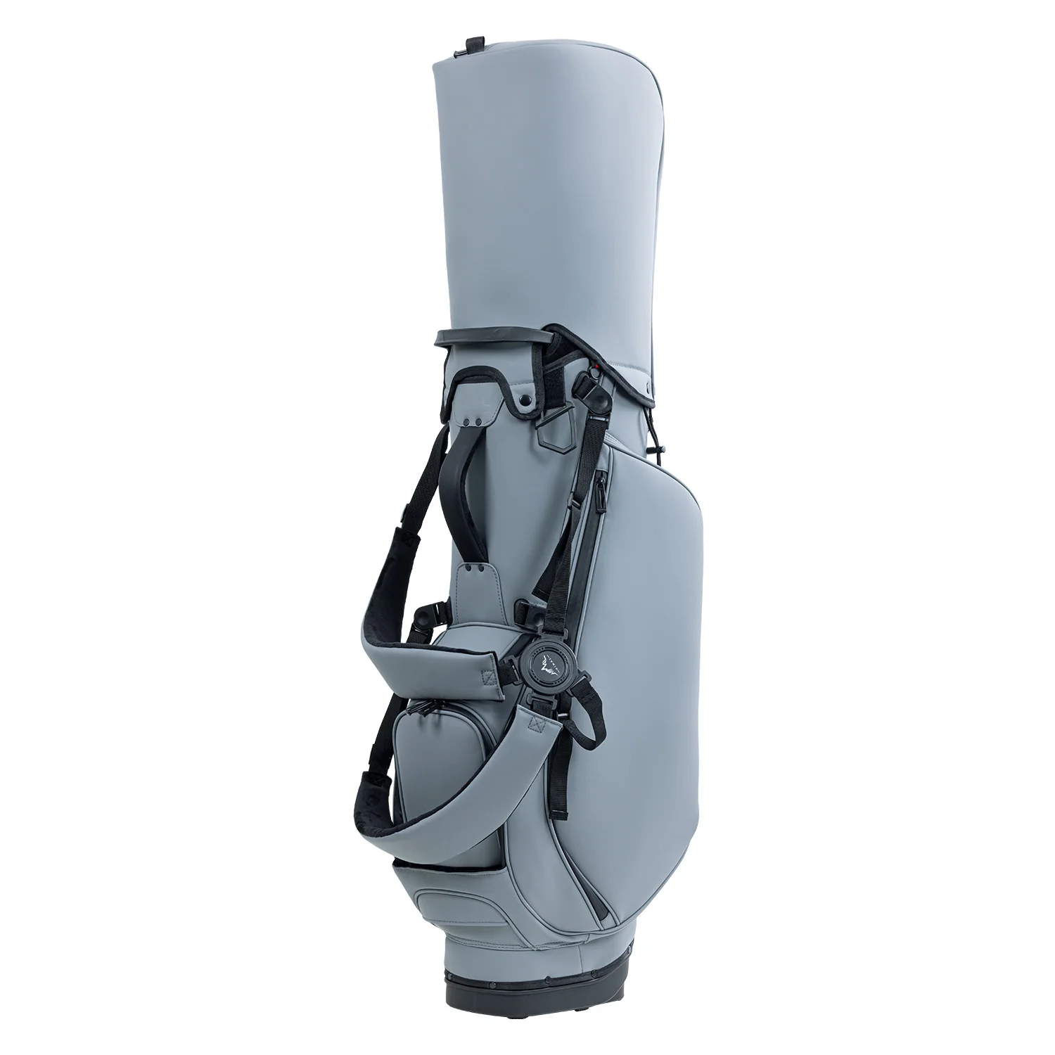 Premium 14-Way Leather Golf Stand Bag – Lightweight & Ergonomic with Full-Length Dividers-Grey