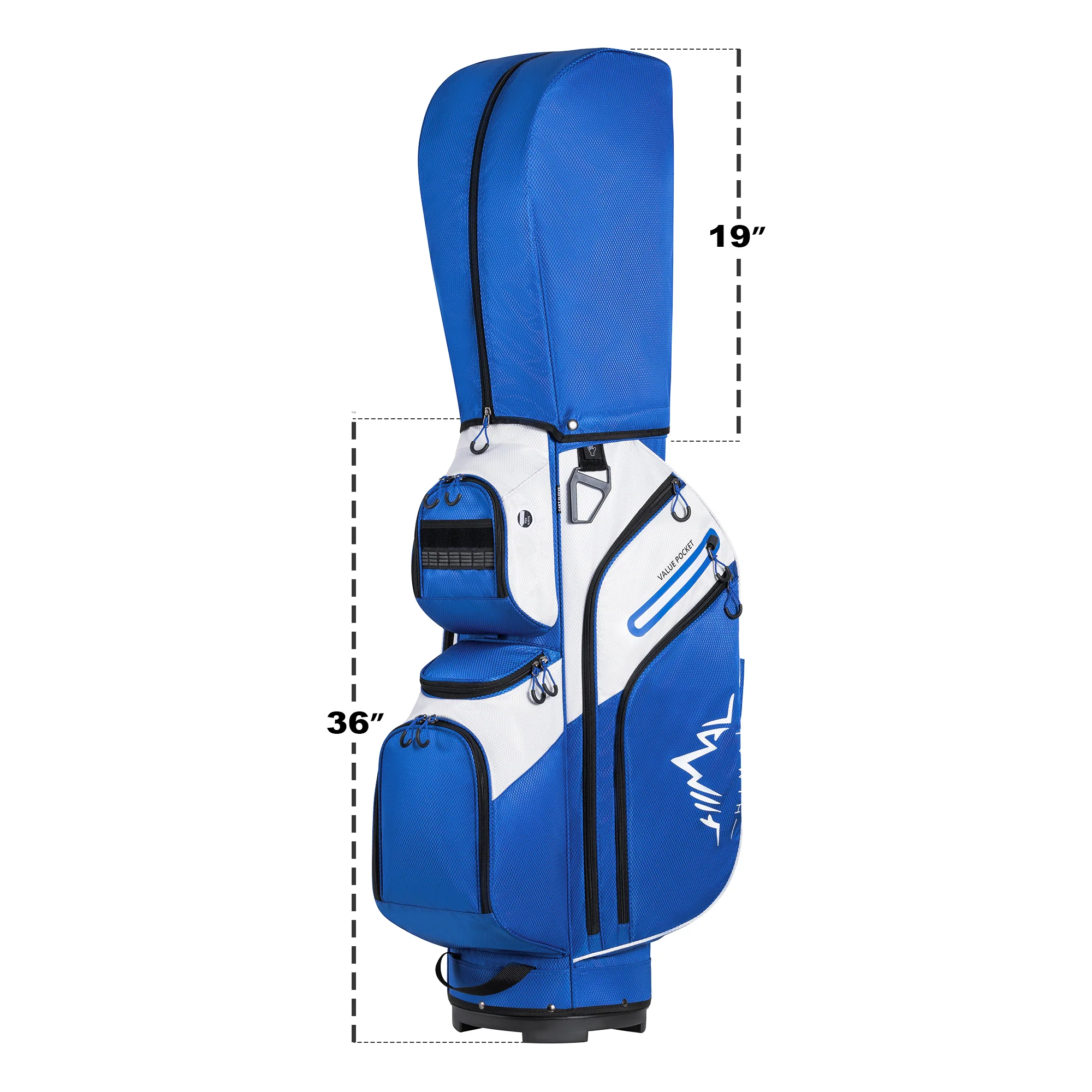 Golf Cart Bag-Blue White