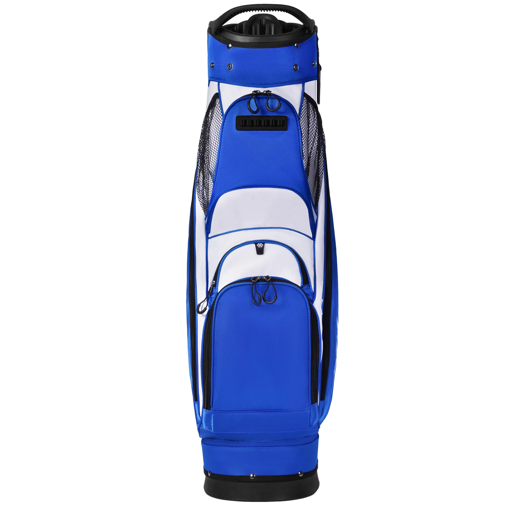 Silent 001 Quiet & Anti-Collision 14 Way Organizer Dividers‌ Golf Cart Bag-Blue White