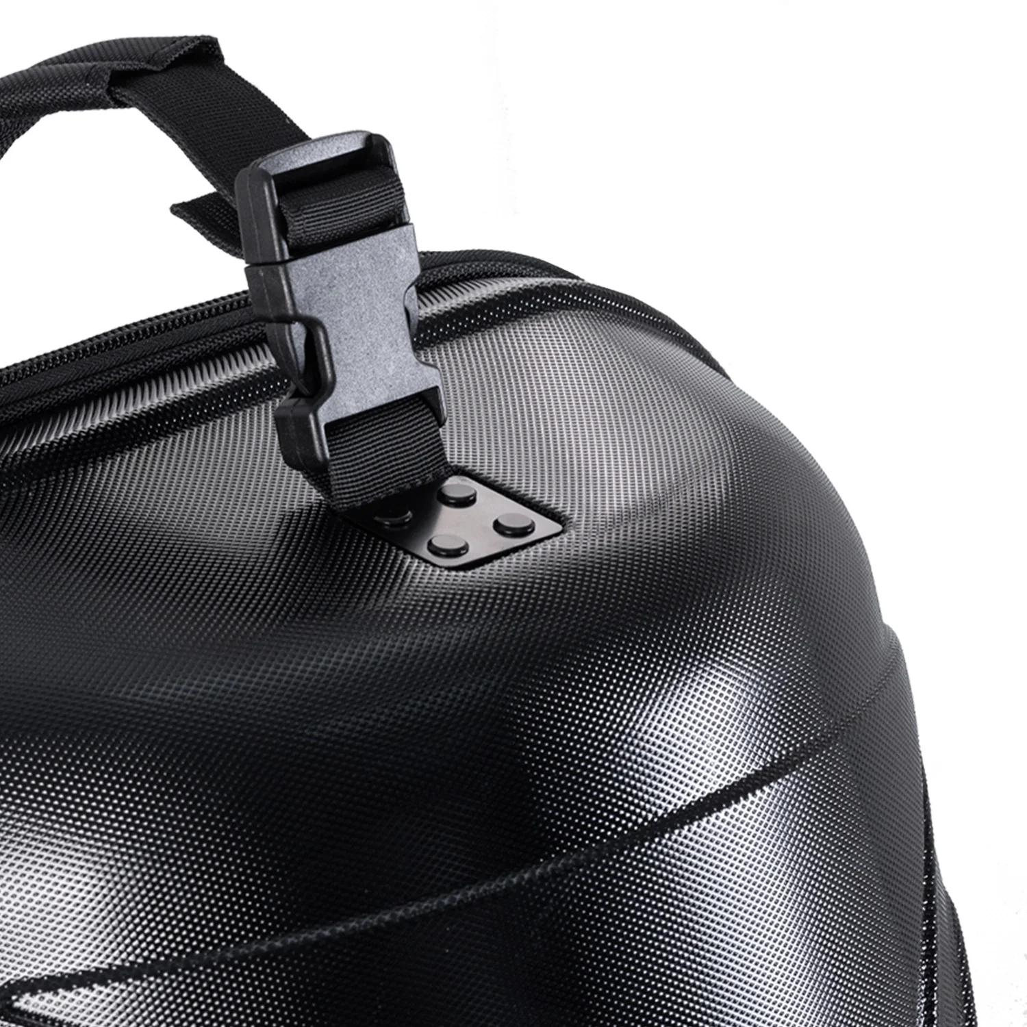 Heavy Duty Oxford Fabric Golf Travel Bag with Hard Case Top-Classic Black