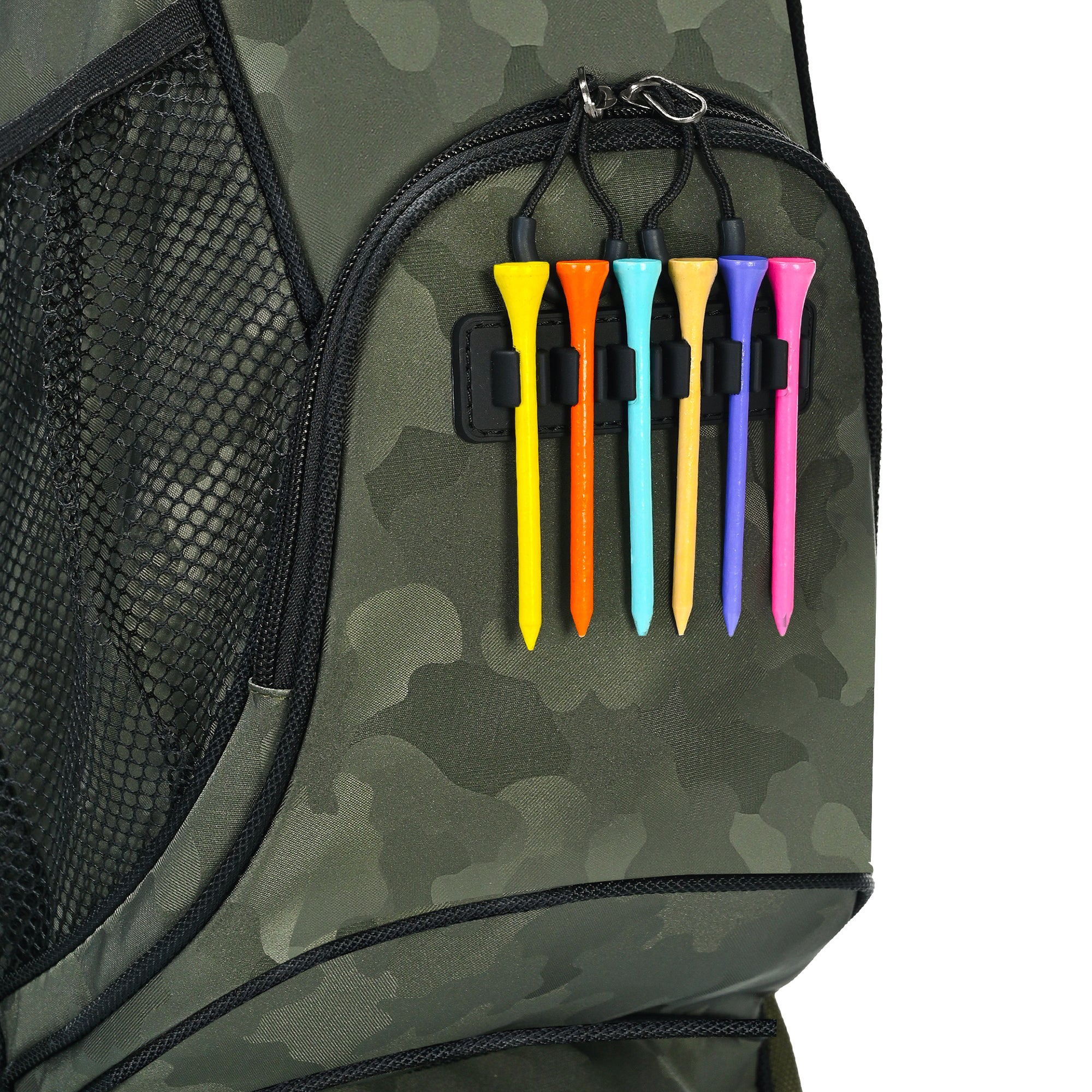 Silent 001 Quiet & Anti-Collision 14 Way Organizer Dividers‌ Golf Cart Bag-Camo