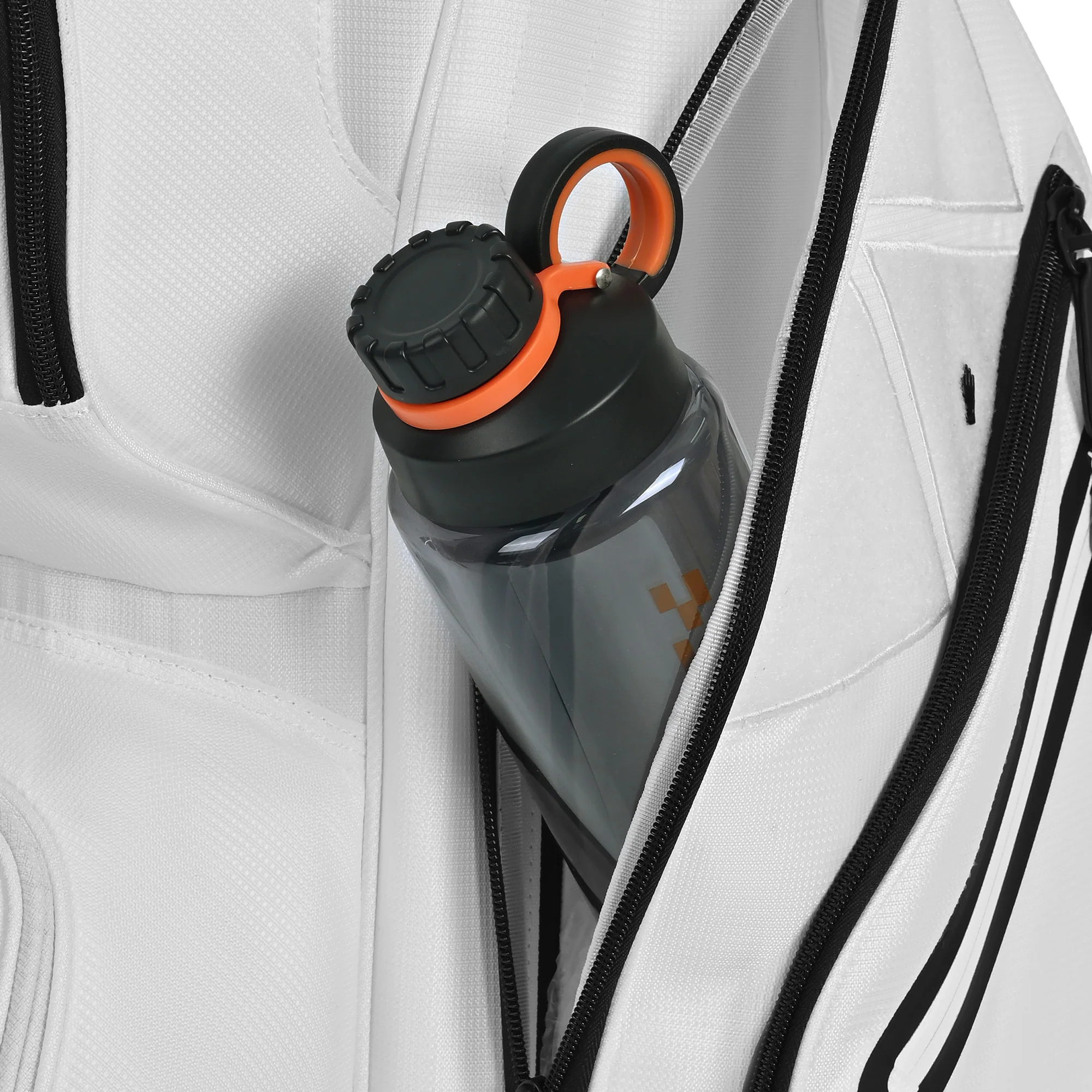 Silent 002 Quiet & Anti-Collision 15 Way Organizer Dividers Golf Cart Bag-White