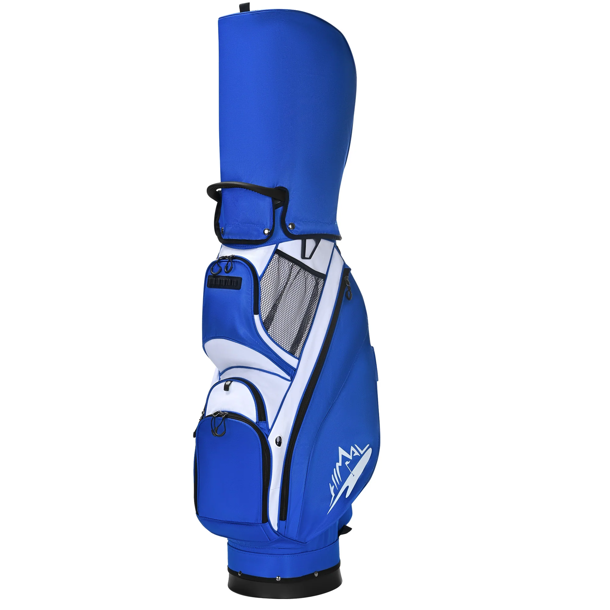 Silent 001 Quiet & Anti-Collision 14 Way Organizer Dividers‌ Golf Cart Bag-Blue White