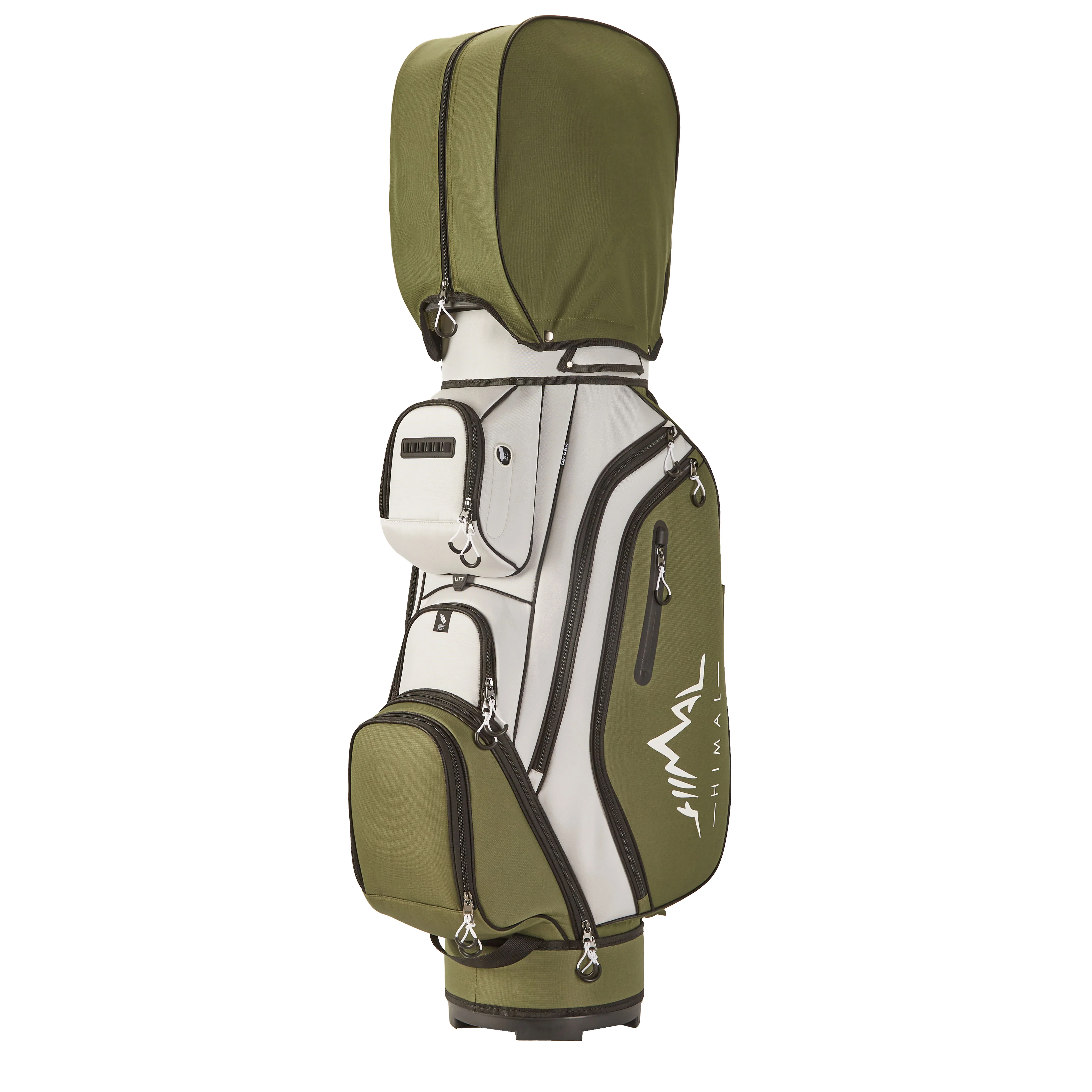 14-Way Golf Cart Bag Pro-Gray Green