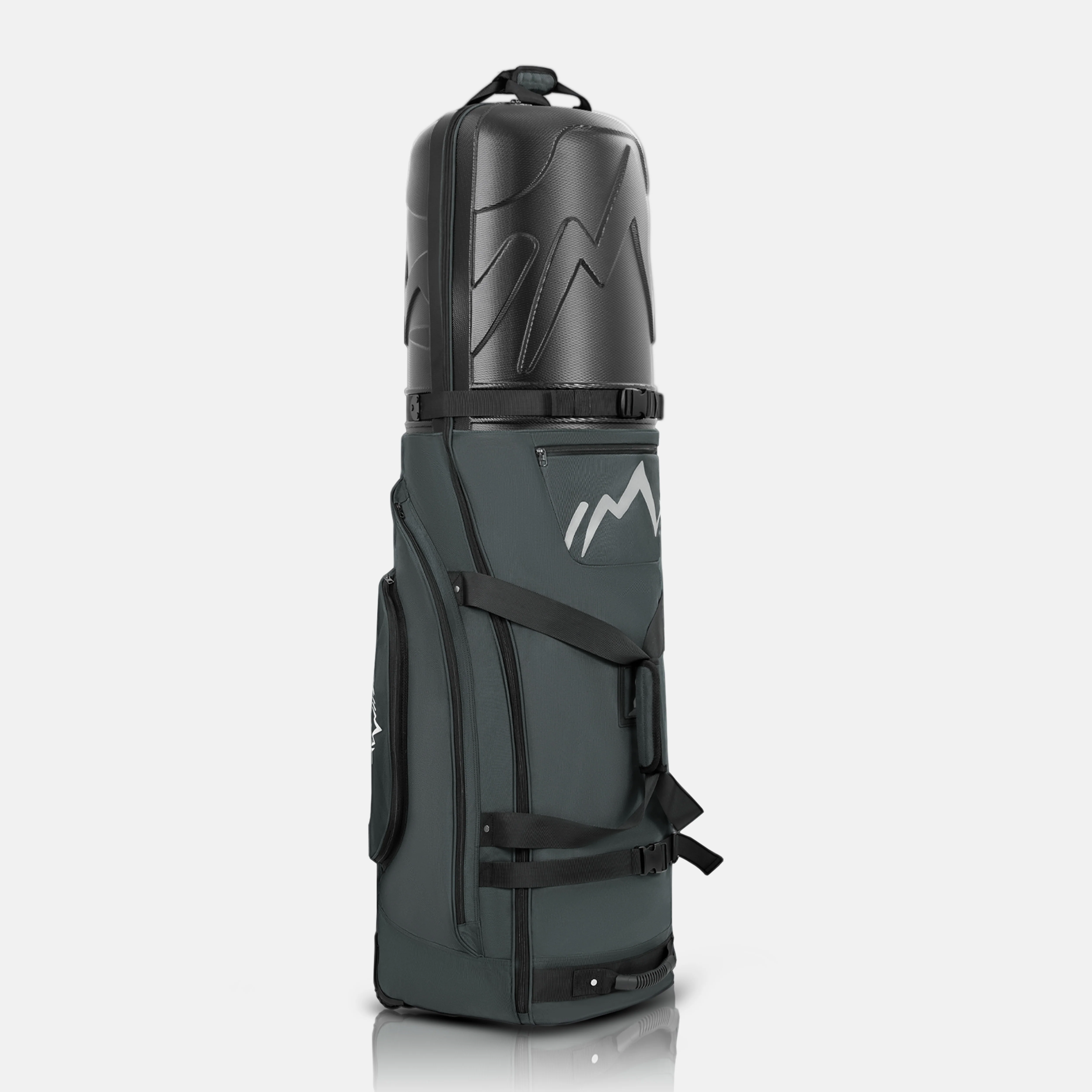Golf Travel Bag for Airlines with Wheels-Deep Grey