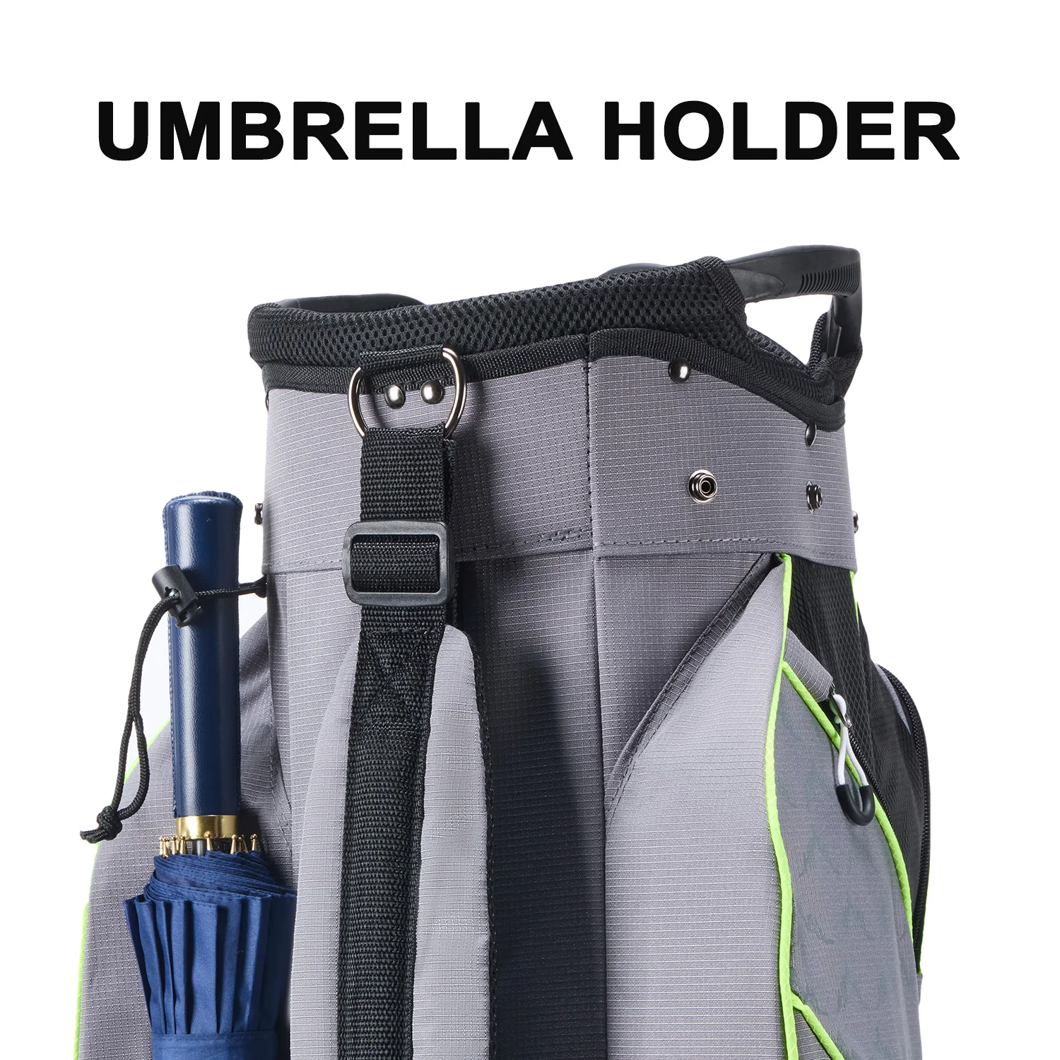 14 Way Golf Cart Bag-Grey