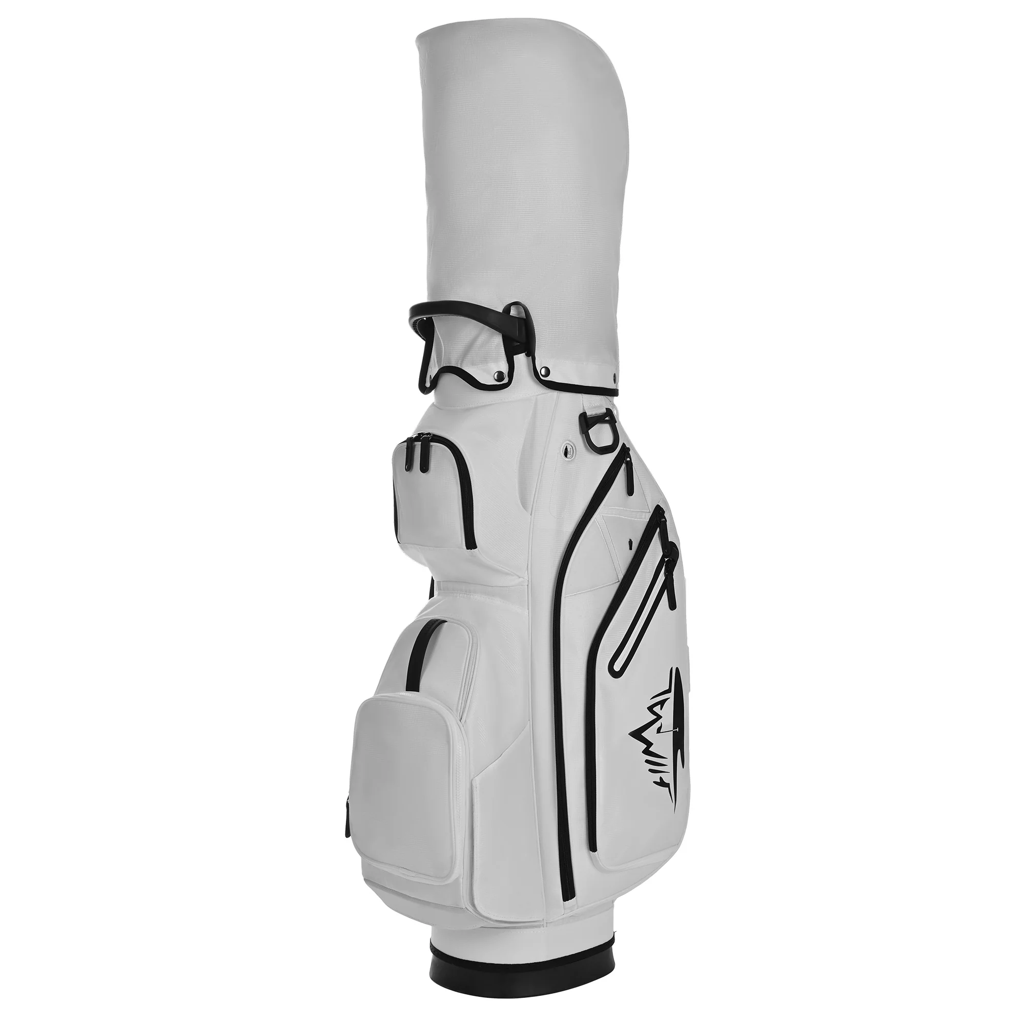 Silent 002 Quiet & Anti-Collision 15 Way Organizer Dividers Golf Cart Bag-White