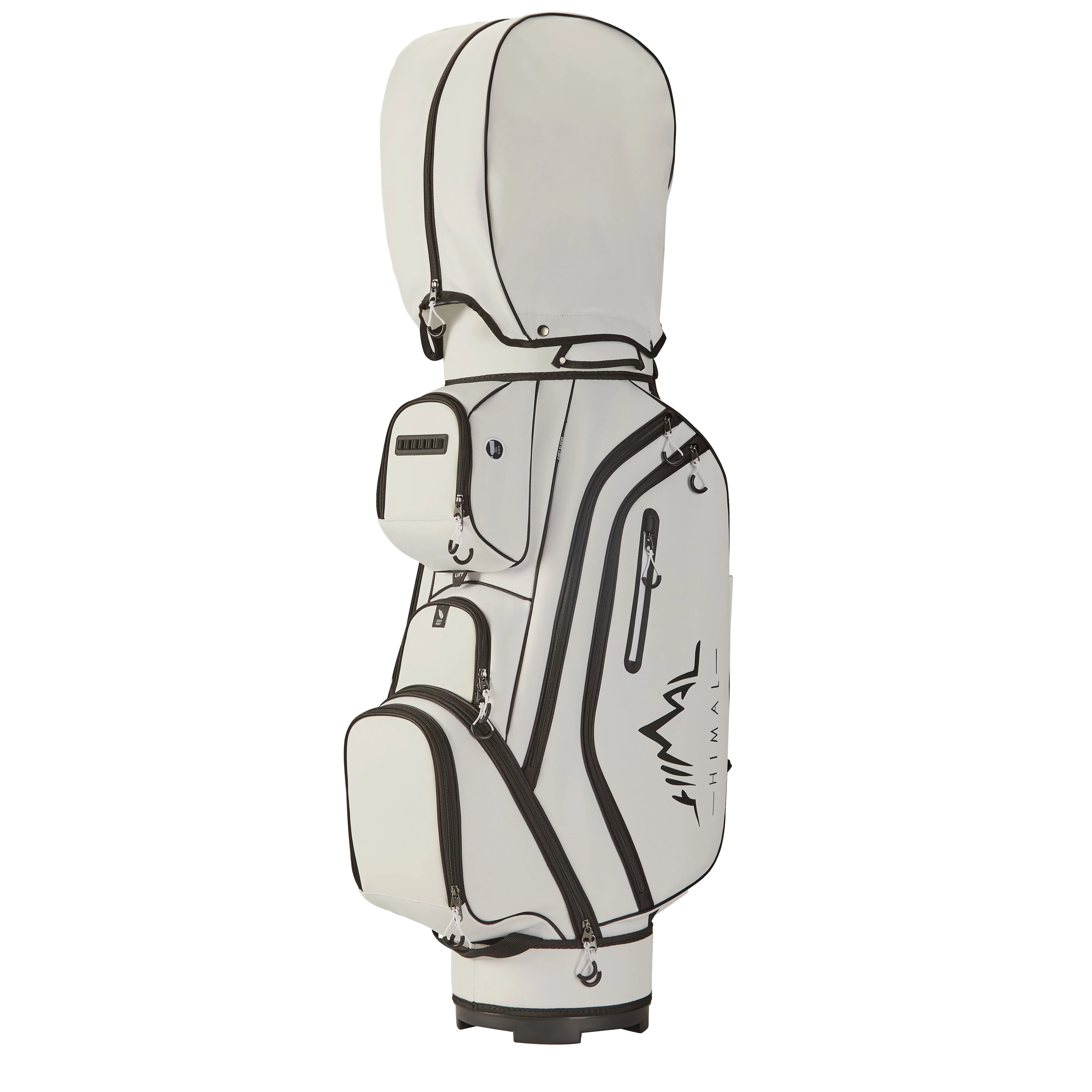 14-Way Golf Cart Bag Pro-Black White