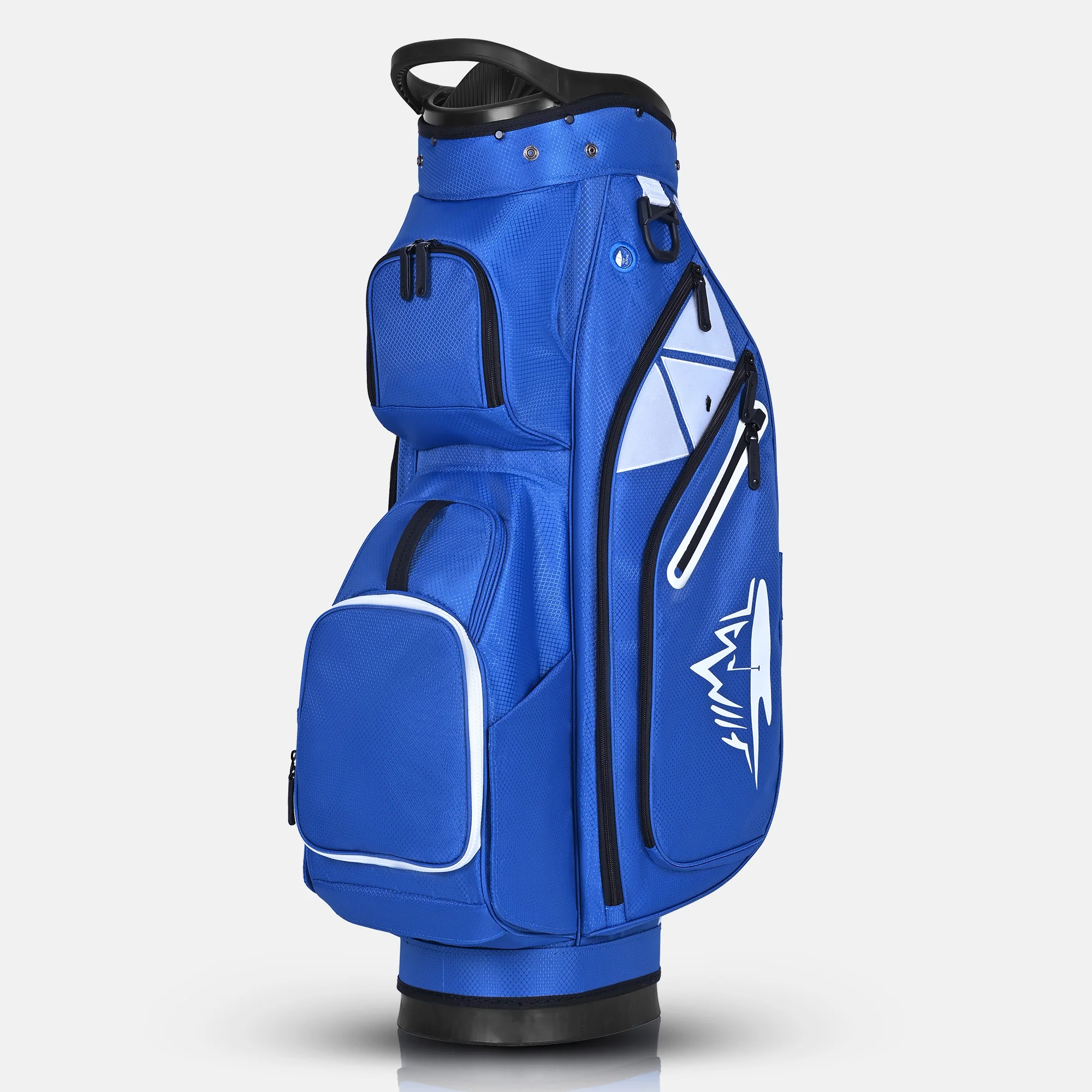 Silent 002 Quiet & Anti-Collision 15 Way Organizer Dividers Golf Cart Bag-Blue
