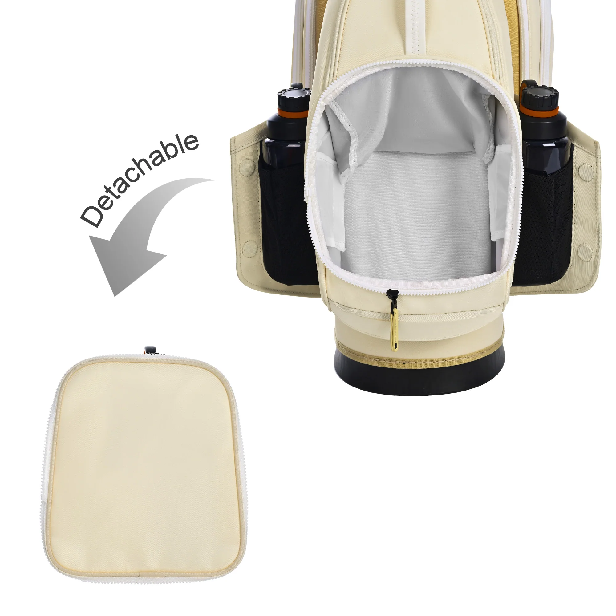 Silent 002 Quiet & Anti-Collision 15 Way Organizer Dividers Golf Cart Bag-Beige