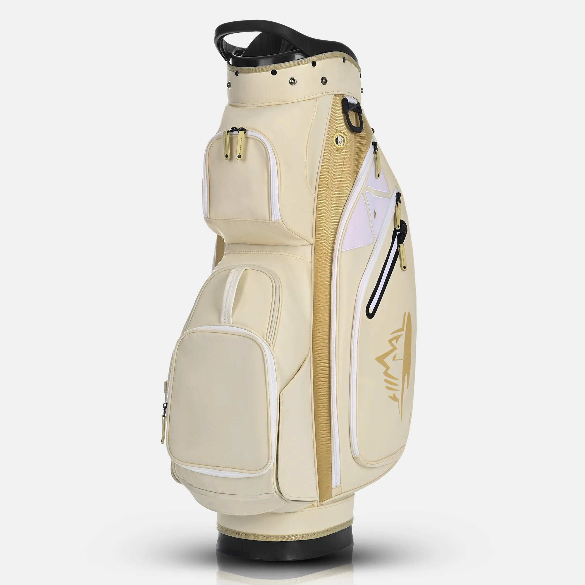 Silent 002 Quiet & Anti-Collision 15 Way Organizer Dividers Golf Cart Bag-Beige