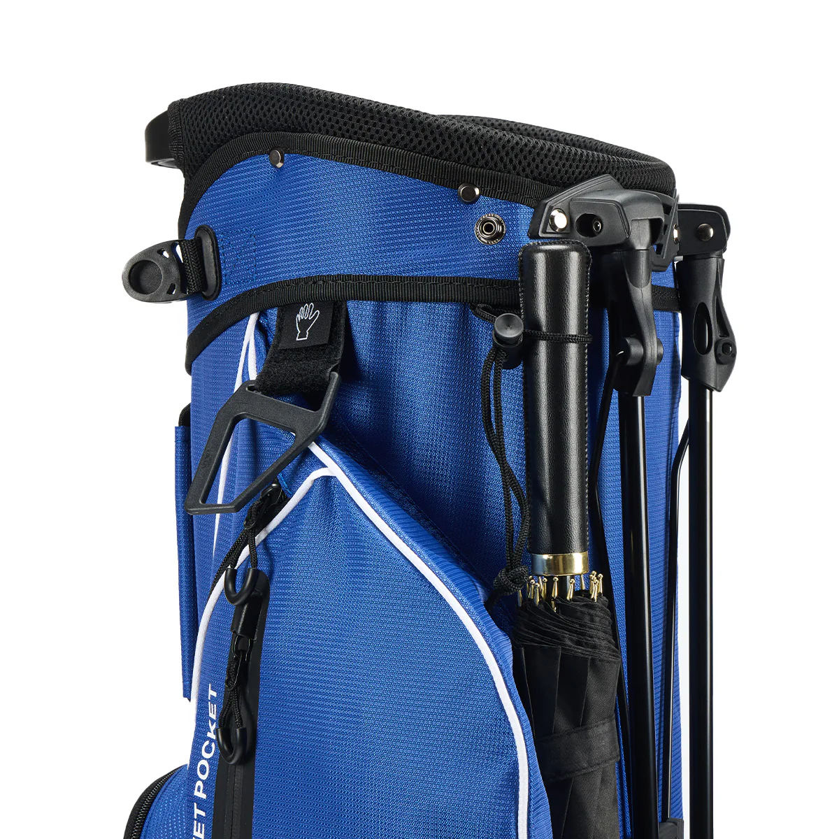 4-Way Full-Length Golf Stand Bag-Royal Blue White