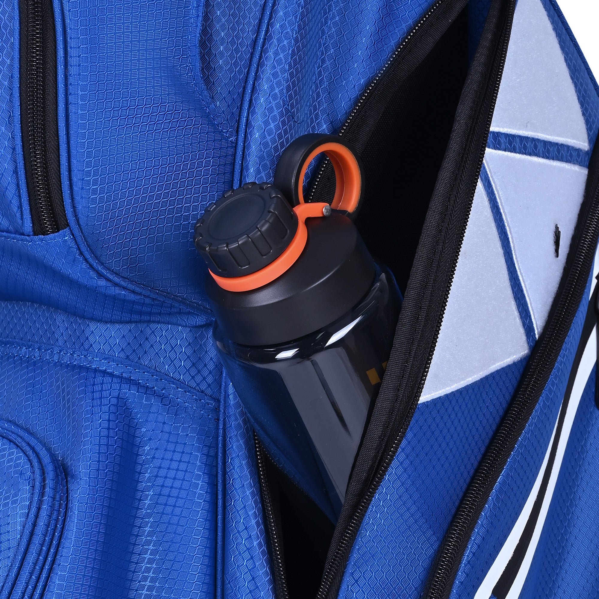 Silent 002 Quiet & Anti-Collision 15 Way Organizer Dividers Golf Cart Bag-Blue