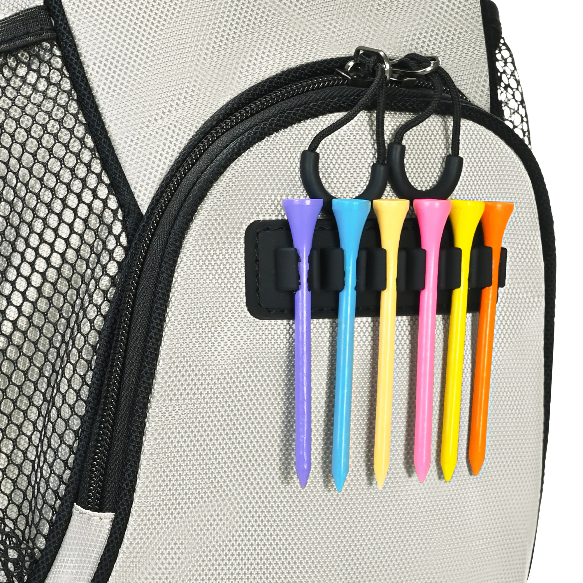 Silent 001 Quiet & Anti-Collision 14 Way Organizer Dividers‌ Golf Cart Bag-Gray