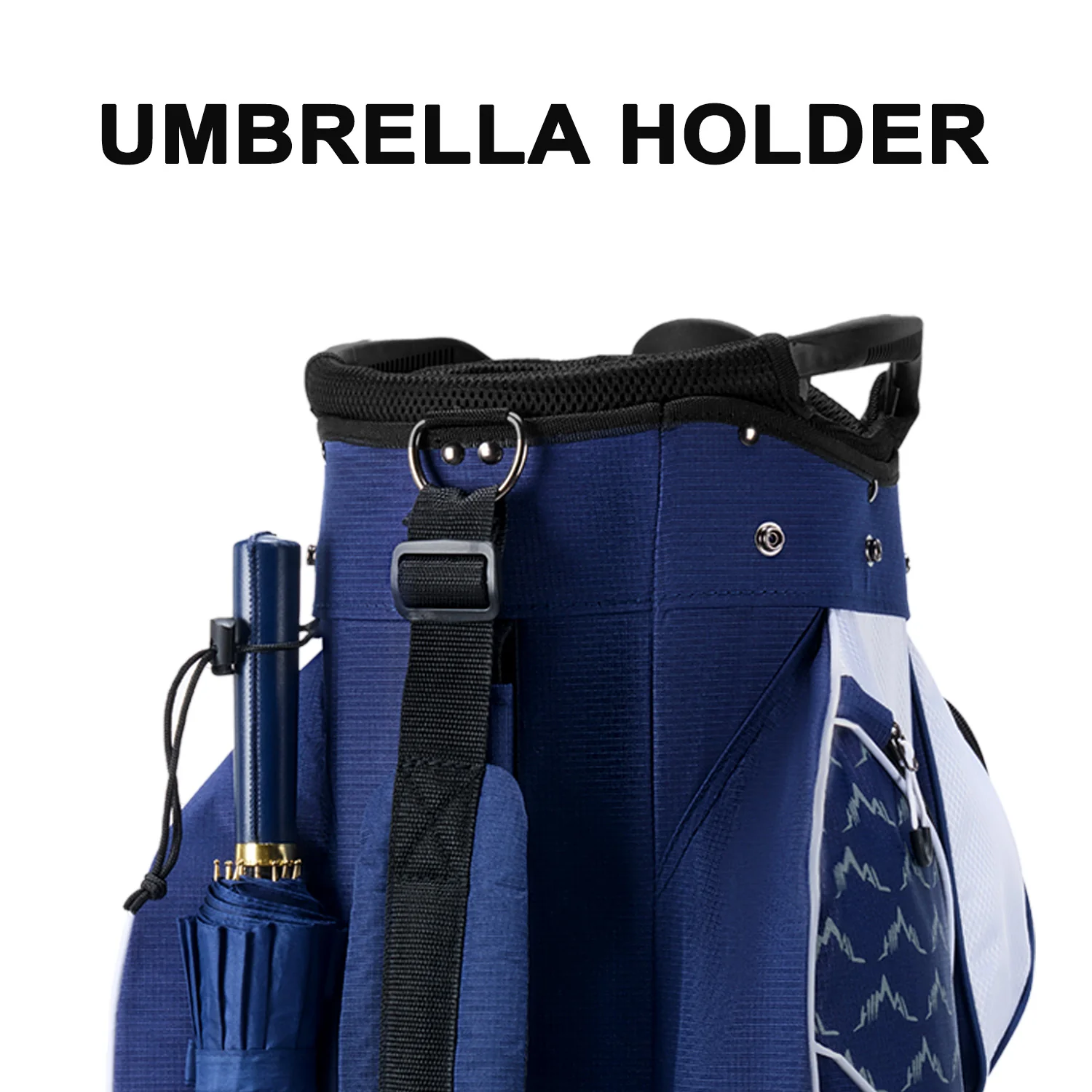 14 Way Golf Cart Bag-Navy Blue