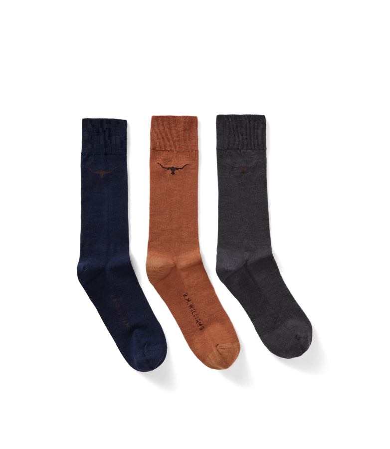 Longhorn sock 3 pack