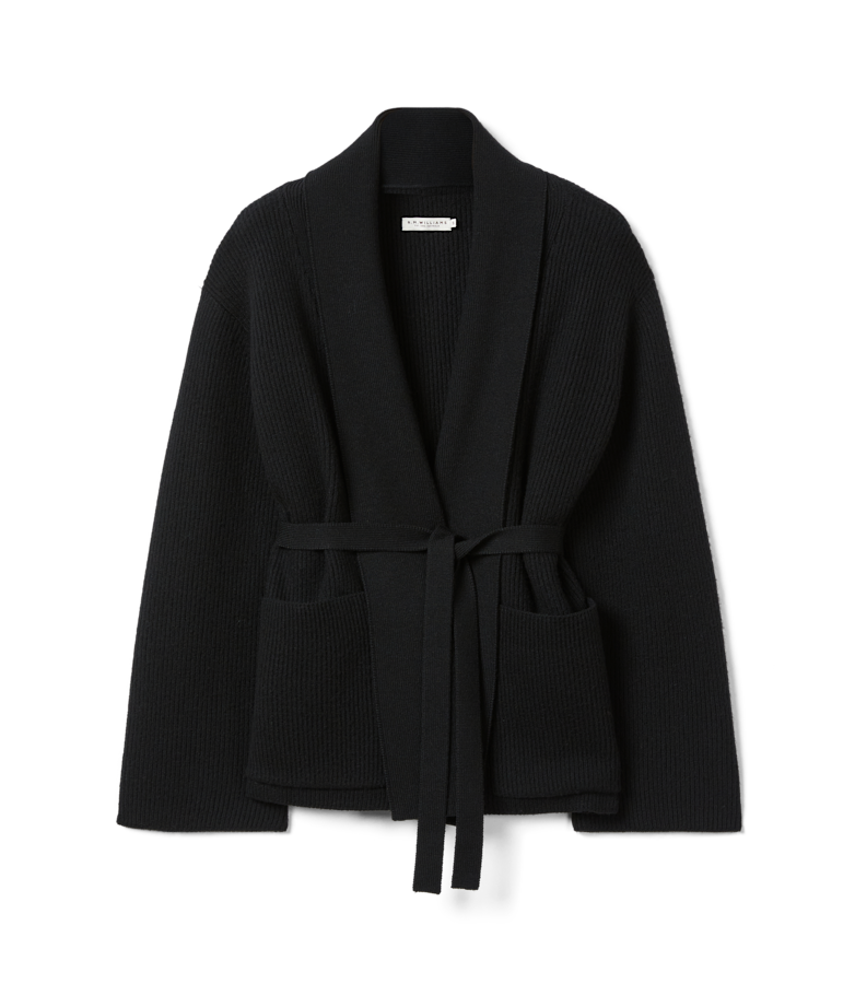 Glenroy rib merino cardigan