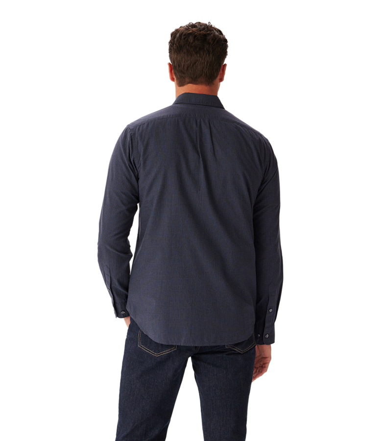 Regular twill check shirt