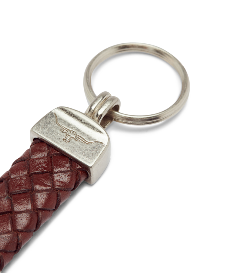 Plaited key ring