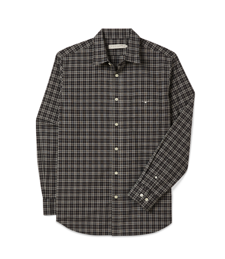 Regular Poplin check shirt