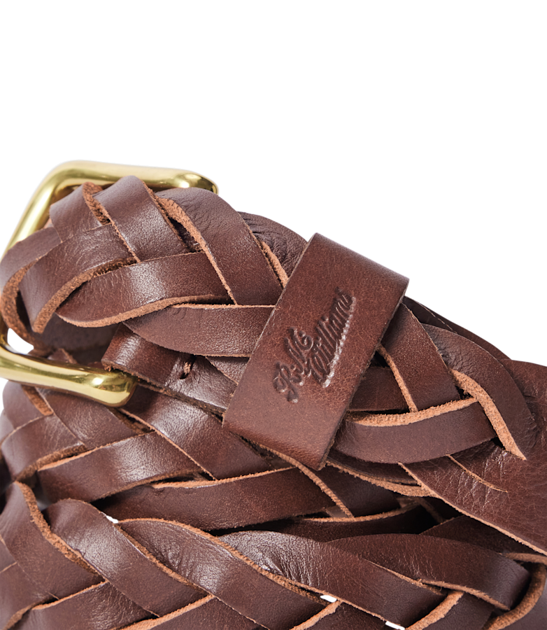 Stockman's plaited belt