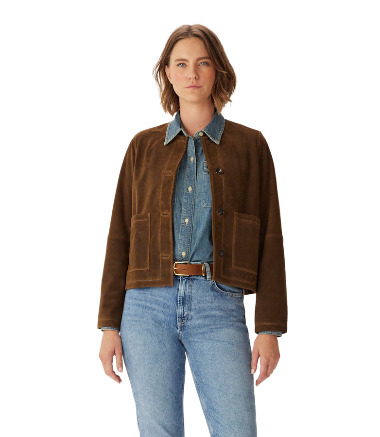 Iluka suede chore jacket