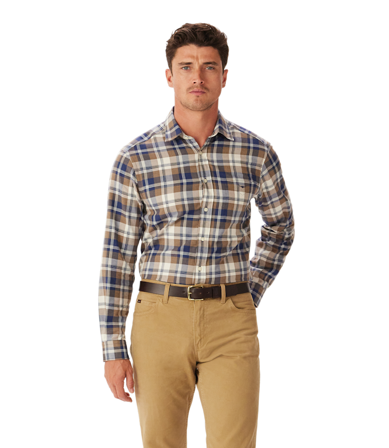 Classic brushed check shirt