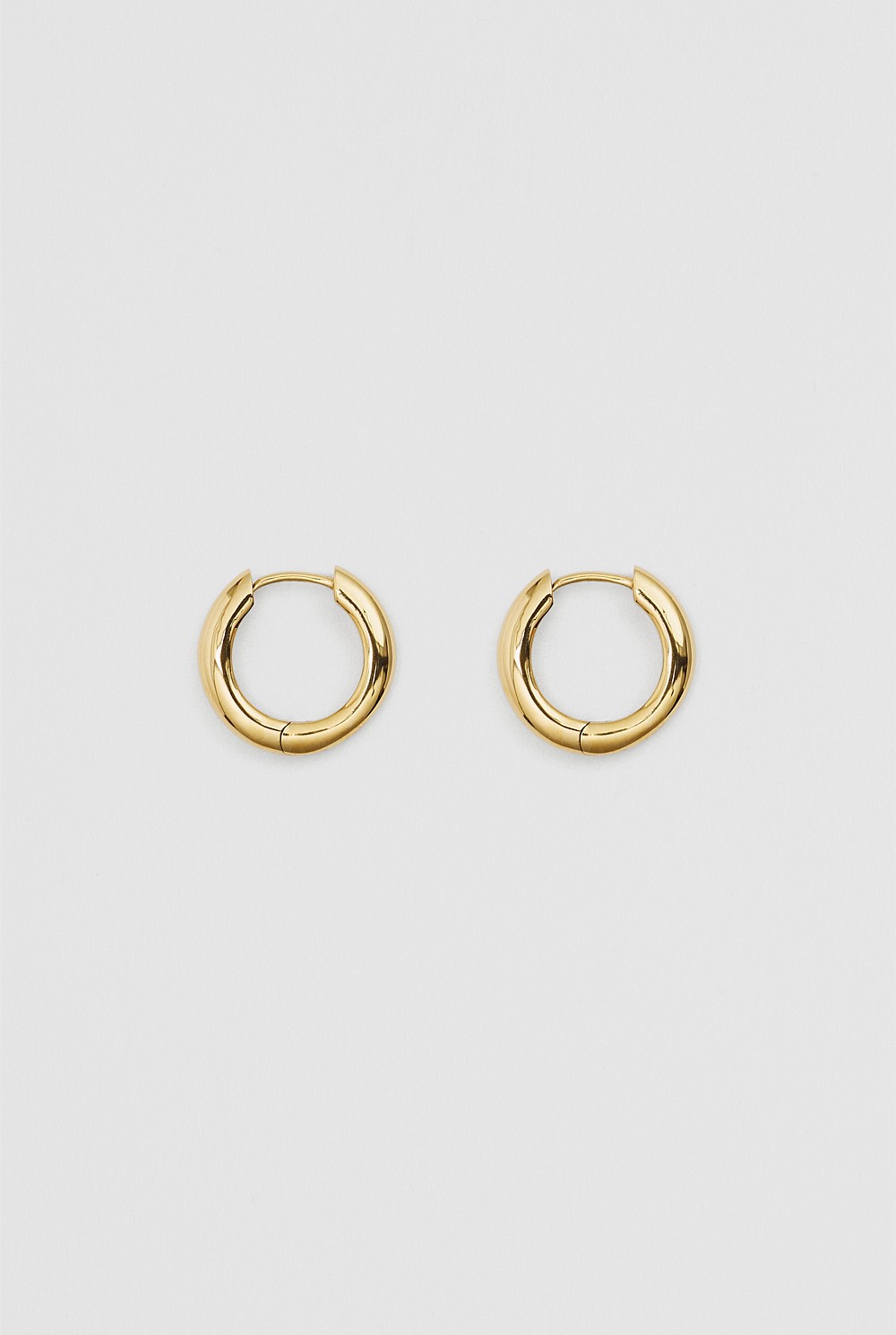 Tarnish-Resistant Large Slim Hoop