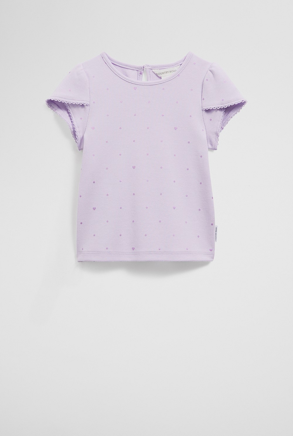 Organically Grown Cotton Tulip Sleeve T-Shirt