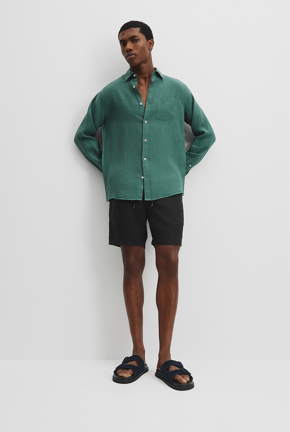 Regular Fit Organically Grown Linen Shirt
