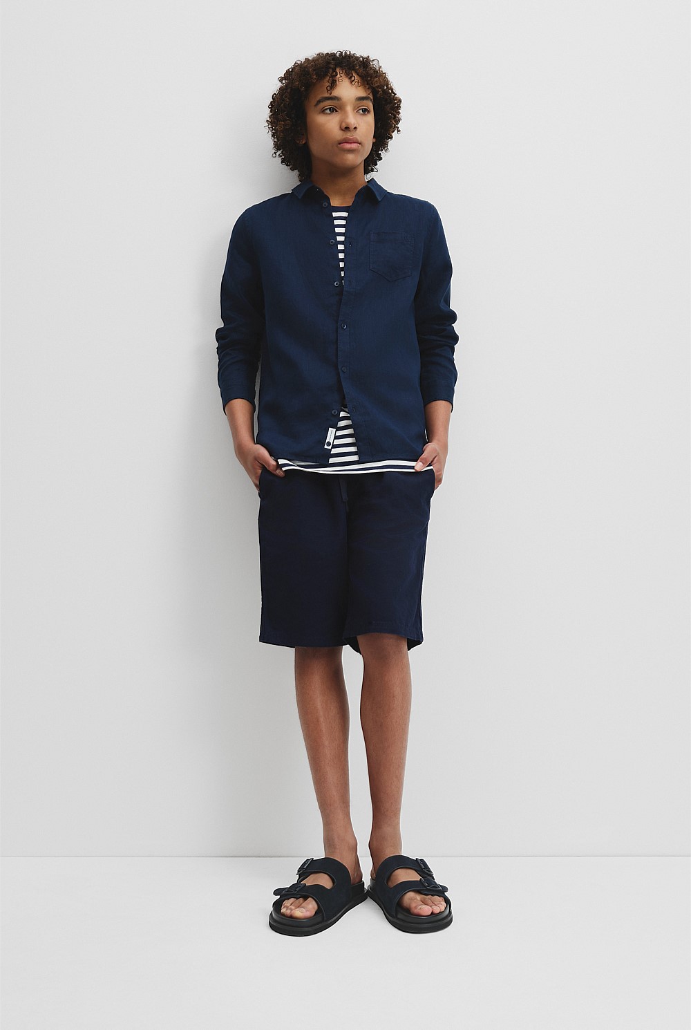 Teen Organically Grown Linen Shirt