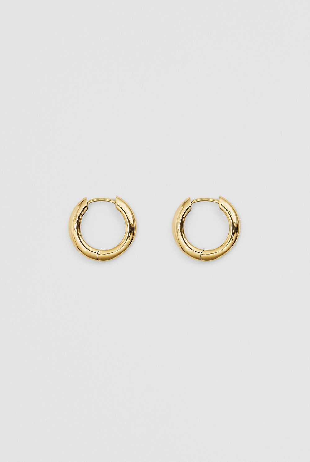 Tarnish-Resistant Large Slim Hoop