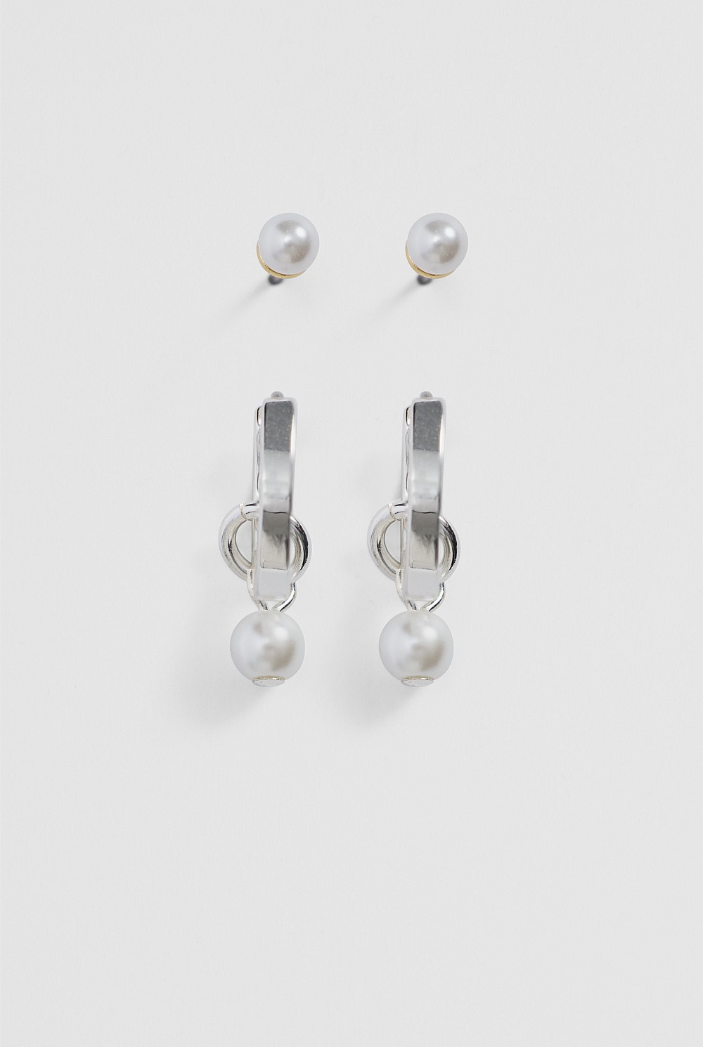 Pearl Charm Earring Pack of 3