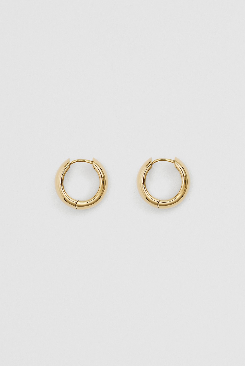 Tarnish-Resistant Large Wide Hoop