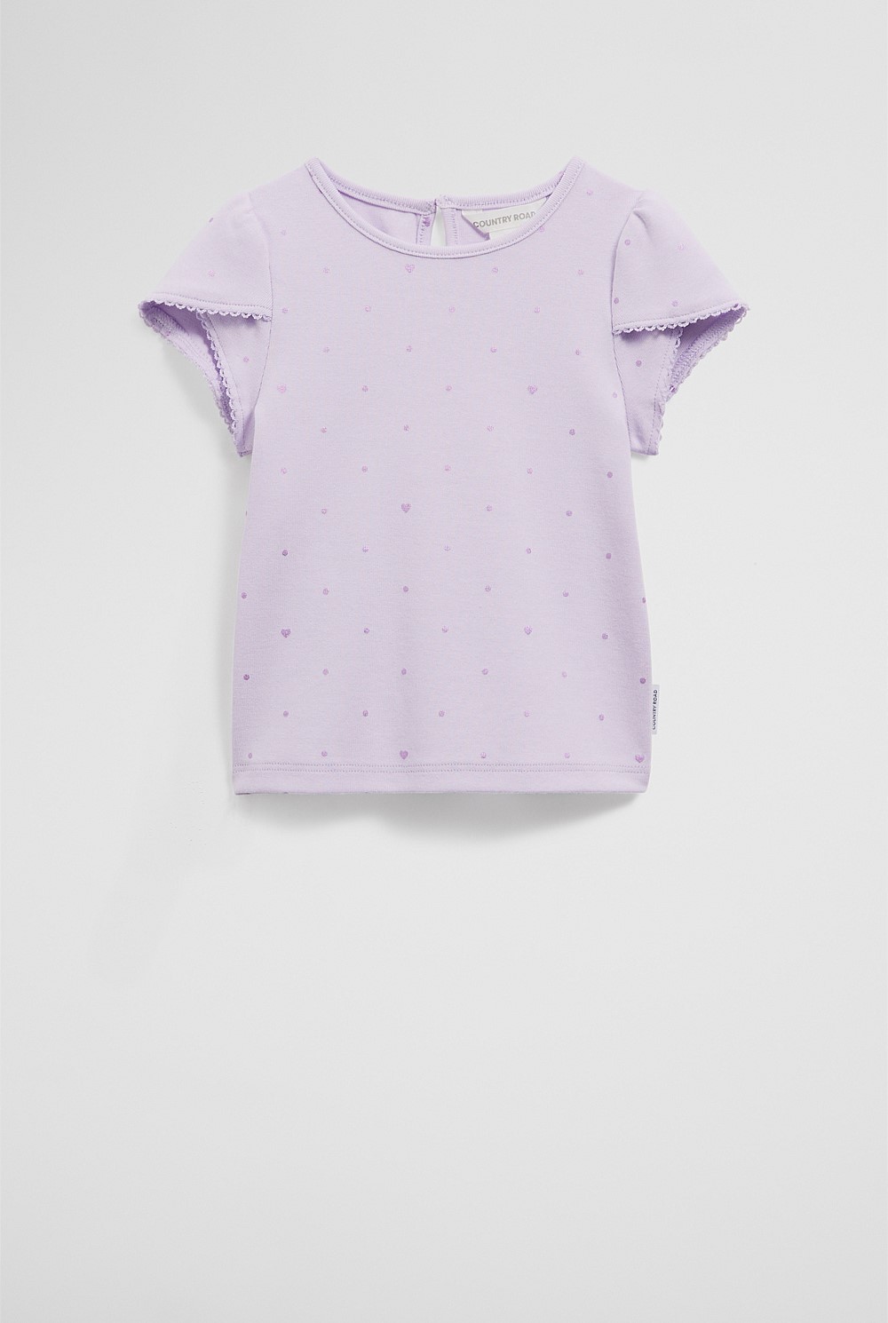 Organically Grown Cotton Tulip Sleeve T-Shirt