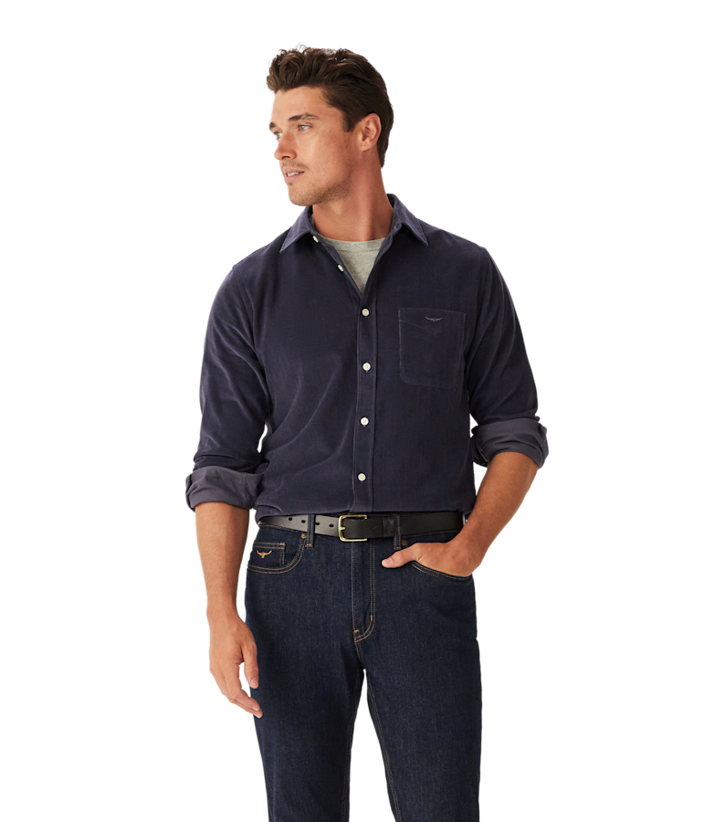 Regular corduroy shirt