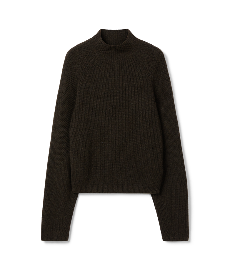 Trail turtleneck merino knit