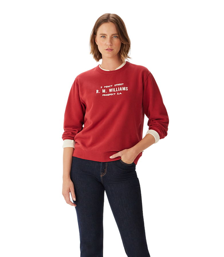 Heritage brushed back sweatshirt