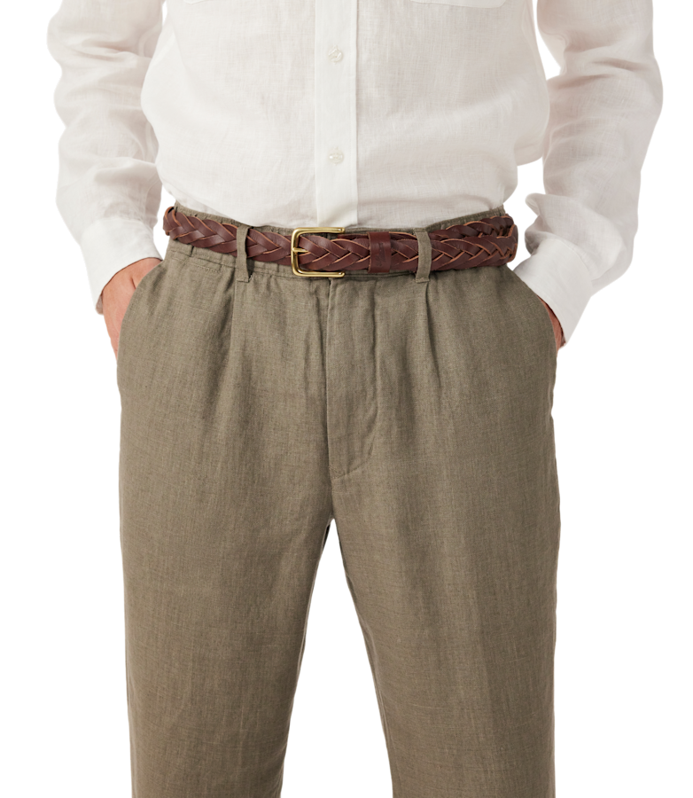 Stockman's plaited belt