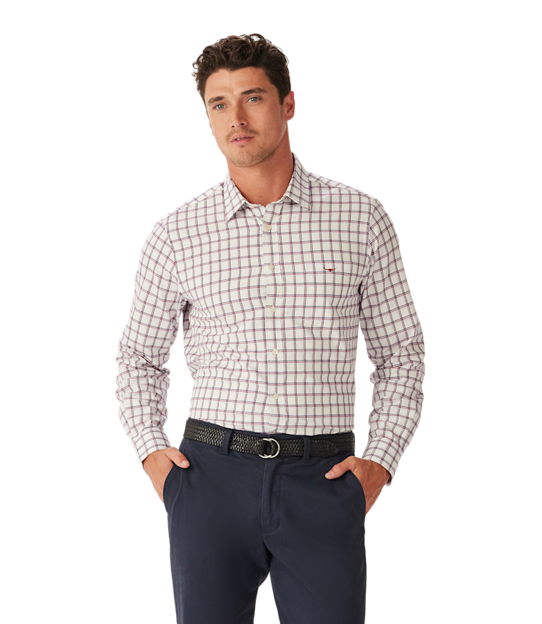 Classic twill check shirt
