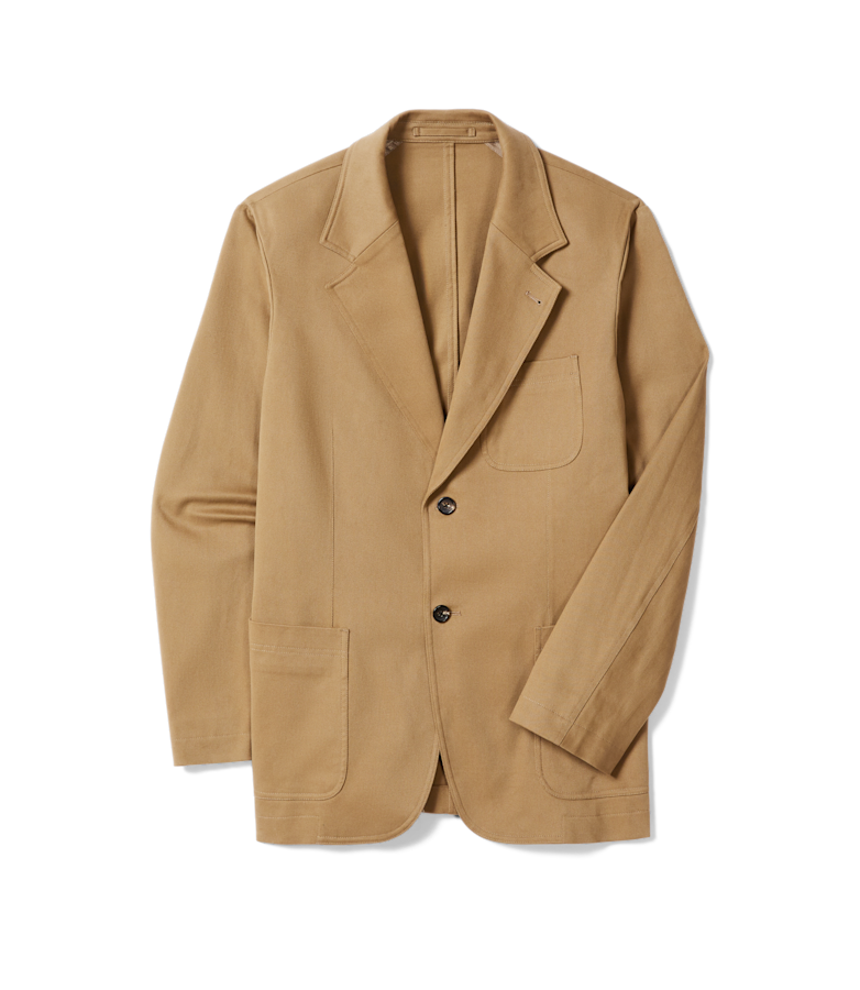 Compass cotton blazer
