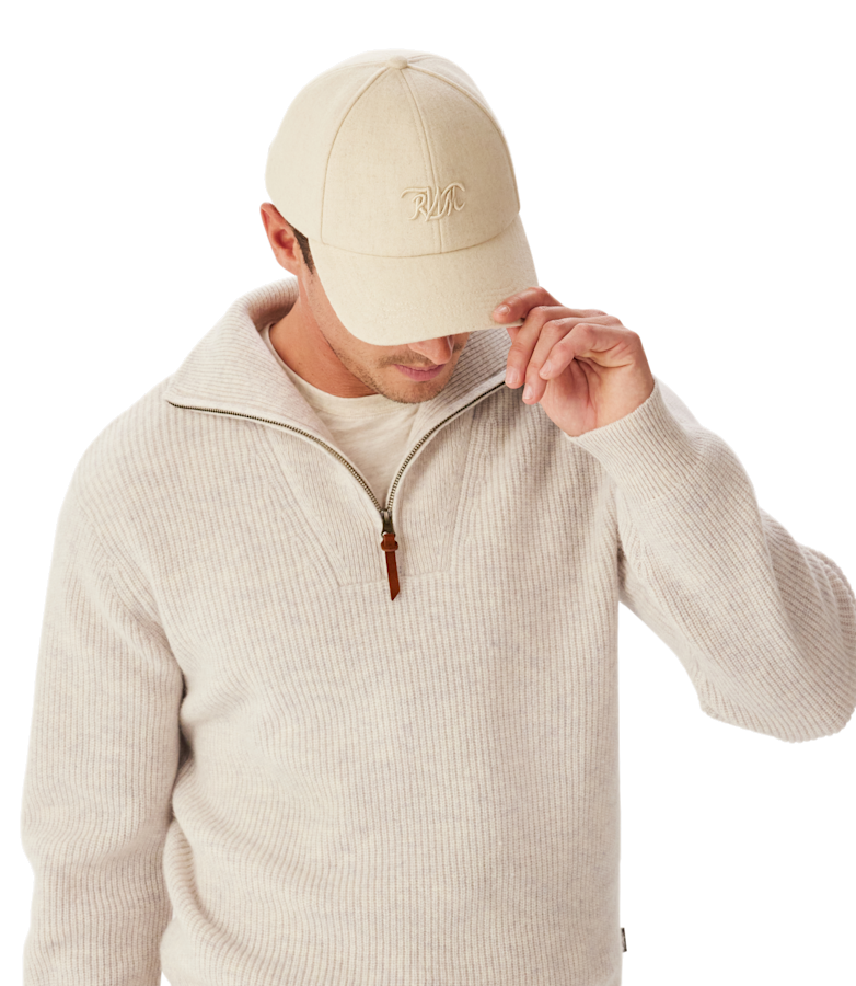 Cursive logo wool cap