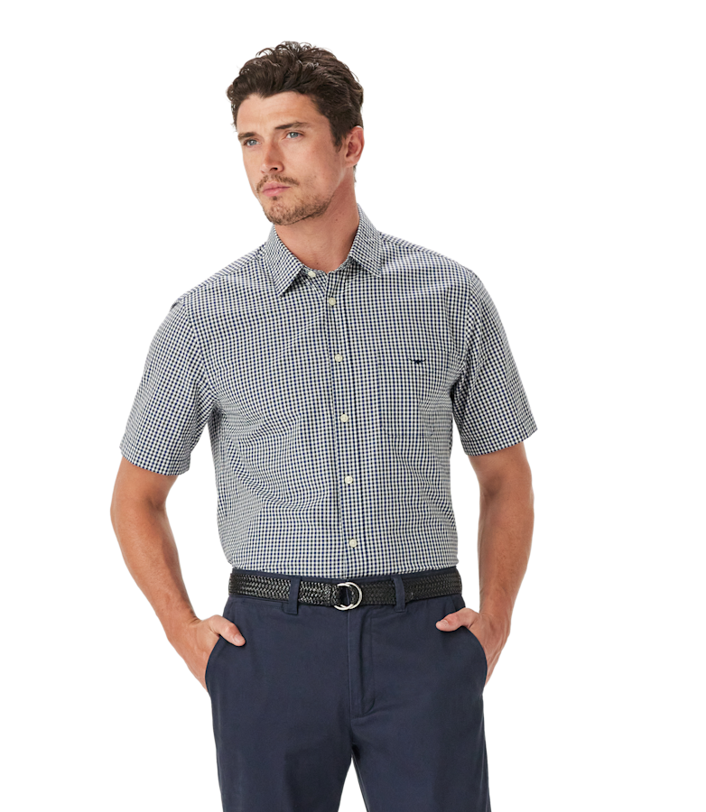 Classic poplin check shirt