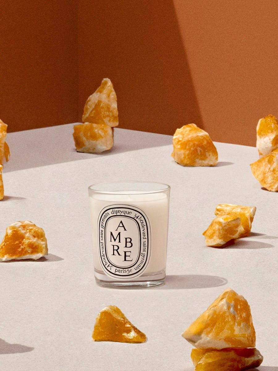 Ambre (Amber) - Small Candle