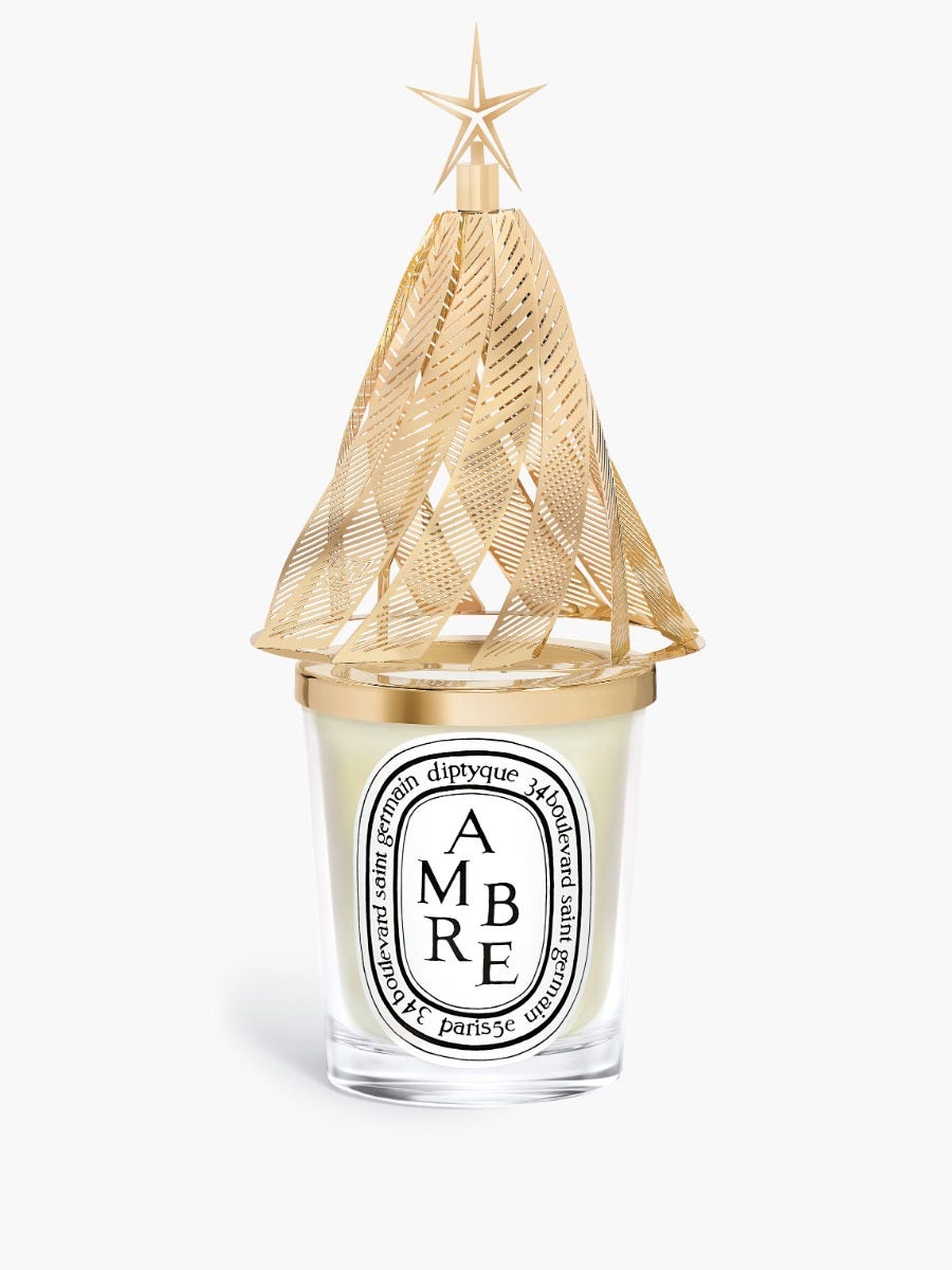 Holiday Lantern - For classic candle