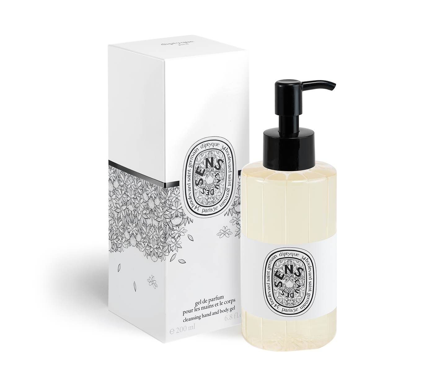 Eau des Sens - Scented cleansing hand and body gel